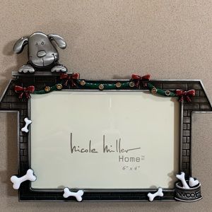 Dog picture frame